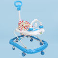 Happy Walker - Cyan Blue & White. 