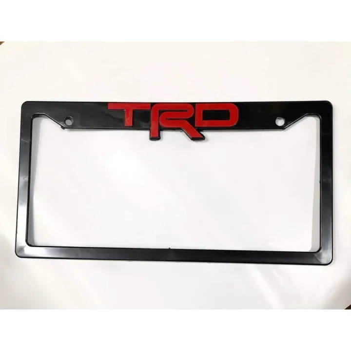 2%20Pcs%20TRD%20Car%20Number%20Plate%20Frame%20For%20Toyota%20-%20Image%202