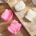【100%-original】 KT Cat Shape Sandwich Mold Cutter Little Shape Sandwich Kitchen Breakfast Tool.