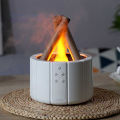 H9 Remote Control USB Air Humidifier Aroma Diffuser Ultrasonic Bonfire Flame Light Home Essential Oil Fragrance Perfume Machine. 