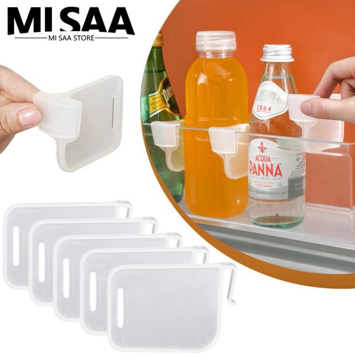 1/4PCS Fridge Divider Partition Board Retractable Flexible Partition Boards Refrigerator Storage Splint Kitchen Accessories