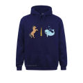 Venn Diagram Unicorn Narwhal Same Difference Graphic Hoodie Hoodies Fashionable Customized Mens Sweatshirts Moto Biker Clothes. 