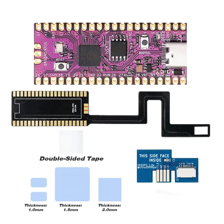 Picoboot%20Flex%20Cable%20for%20Gamecube/%20Raspberry%20Pi%20Pico%20Board%20with%20Adapter%20for%20NGC%20Game%20Accessories%20-%20Image%203