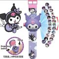 New Kids Projection Watch Sanrio Cute Cartoon Luminous Electronic Watch Kids Student Watch Toy Gift. 