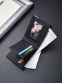 Men's Short Wallet Casual Retro Multi Card Slots Wallet Large Capacity Wallet Coin Purse Factory Wholesale.