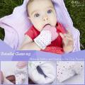 1 Pcs Baby  Silicon Hand Gloves Teether Gloves teething mitten Baby Molar Anti-Biting Tool for baby. 
