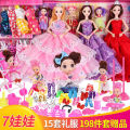 Sweet Barbie Doll Set House Girls Princess Kids Toys Clothes Skirt Doll Cloth Birthday Gifts. 