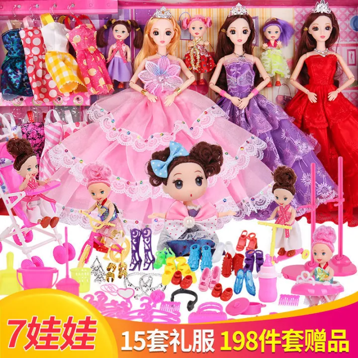 Sweet%20Barbie%20Doll%20Set%20House%20Girls%20Princess%20Kids%20Toys%20Clothes%20Skirt%20Doll%20Cloth%20Birthday%20Gifts%20-%20Image%203