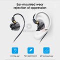 Wiresto Wired Headset With Microphone Wired Earbuds In Ear Earphones  Hi-fi Sound Earphone with Microphone No Ear Pain Earphone Noise Canceling Headset For Live Broadcast Of Karaoke Online Video Live. 