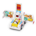 Hola Toy Ambulance Kids Early Learning Educational Plastic Role Play Ambulance Toys.