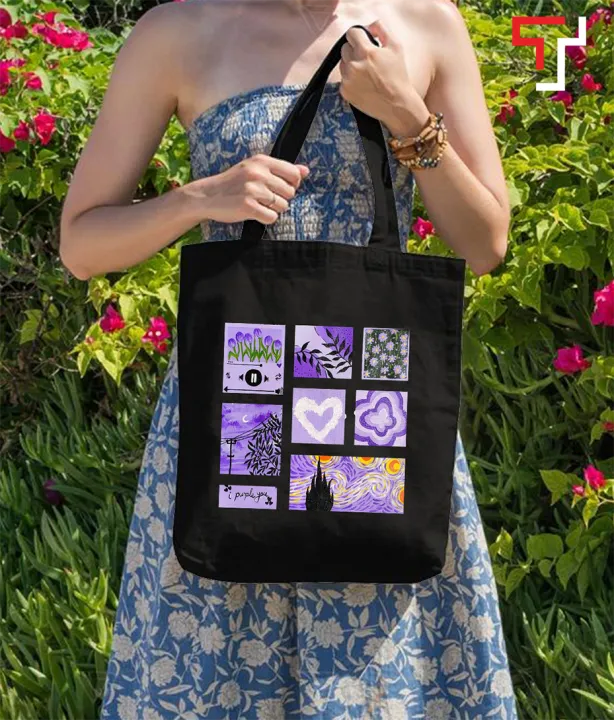 Customiezely%20Mood%20Board%20Printed%20Black%20and%20White%20Canvas%20Tote%20Bag%20with%20Zipper%20for%20Girls%20-%20Image%204