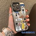 【Must-Have Accessories】 Headmaster Dog Letter NIGHTHAWKS Casing Compatible for 7Plus 14 11 15 12 13 Pro XR XS X 7 8 Plus SE 2020 Luxury Plating Metal Lens Soft. 