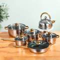 6 Pieces Cookware Set Nonstick Pan Kitchen Cooking Set for Kitchen Home. 