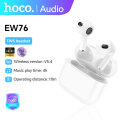 HOCO EW76 Bluetooth 5.4 HiFi Audio Stereo Wireless Earbuds.