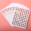 10 Sheets/Pack Of Children'S Gold-Plated Award Glitter Stickers Mother Teacher Praise Label Award Five-Pointed Star Love Sticker.
