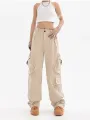 Vintage 90S Oversized Baggy Cargo Pants Women Fashion Low Waist Trousers Four Seasons Overalls Straight Jeans Women Fairycore. 