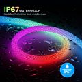 WS2812B LED Strip Neon Light 360 Degree Round Reticulate Pattern DC5V WS2811 RGB IC Smart Pixel Addressable Tape 50 Leds/m IP67. 