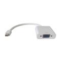 Mini Display port to vga converter-White. 