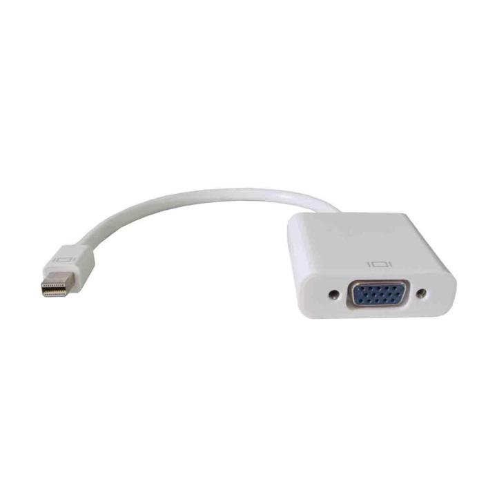 Mini Display port to vga converter-White