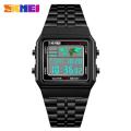 Skmei sports fashion stainless steel digital countdown waterproof watch for men 1338. 