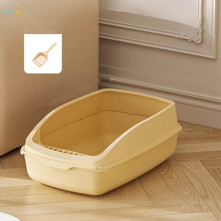 Cat%20Toilet%20Large%20for%20Medium%20Large%20Cats%20Small%20Pets%20Yellow%20-%20Image%202