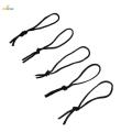 2x5 Piece Polyester Leash Strings for SUP Surfboard Bodyboard Longboard Black. 