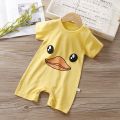2021 Newborn Baby Onesie Summer Short Sleeve Infantil Bodysuits Baby Boys And Girls Clothes Cotton Cartoon Jumpsuit. 