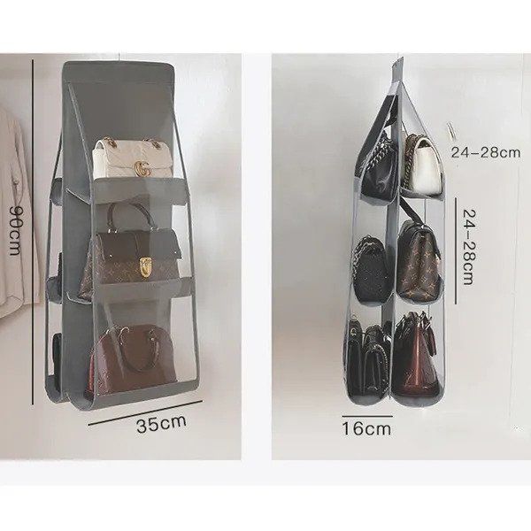 6%20Pockets%20Clear%20Hanging%20Purse%20Handbag%20Storage%20Organizer%20Closet%20Rack%20-%20Image%202