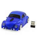 CHYI Wireless Mini Car Shape Computer Mouse Optical Usb Auto PC Mause 3D VW Beetle Car Maus 2.4Ghz 1600 DPI LED Mice For Laptop. 