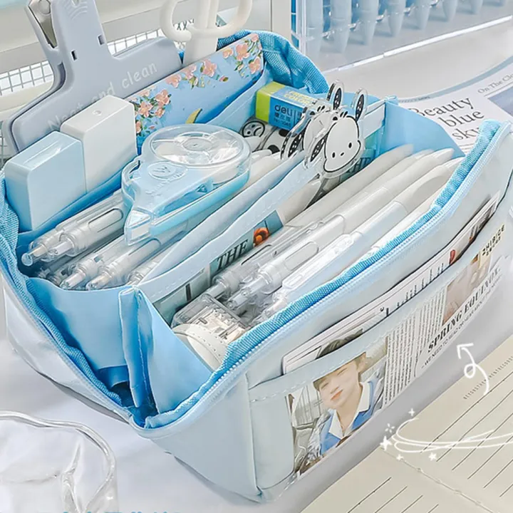 10%20Layers%20Pencil%20Case%20Stationery%20Storage%20Bag%20Pen%20Case%20Large%20Opening%20Pencil%20Pouch%20Transparent%20Pencil%20Bag%20Large-capacity%20Pen%20Bag%20Pen%20Bag%20-%20Image%208