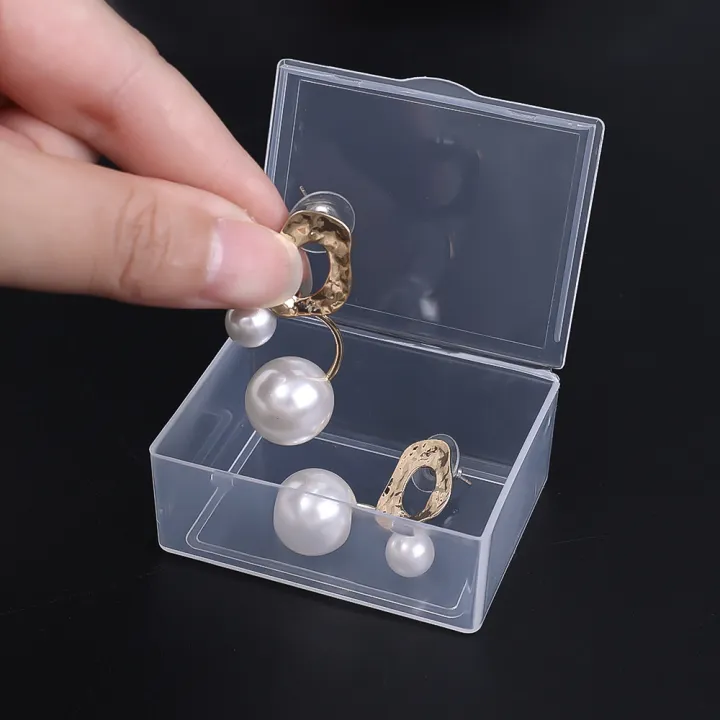 1/5/10Pcs%20Mini%20Rectangular%20Box%20With%20Lid%20Transparent%20Plastic%20Storage%20Boxes%20Dustproof%20Durable%20Storage%20Case%20Container%20Jewelry%20Packing%20Box%20-%20Image%202