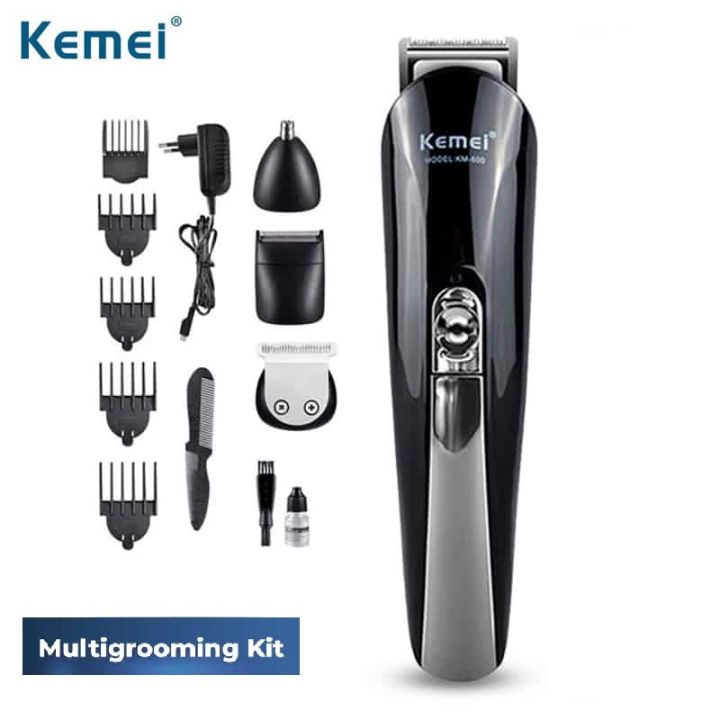 Kemei%20KM%20600%20Titanium%20Blade%20Hair%20Trimmer%20For%20Men%20-%20Black%2011%20in%201%20-%20Image%207