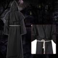 Plague Doctor Costume Bird Mouth Mask Horrible Wizard Cloak Cape Halloween Medieval Hooded Robe Monk Robes Role Playing Men's Cloak Creative Halloween Cosplay Props Steampunk.