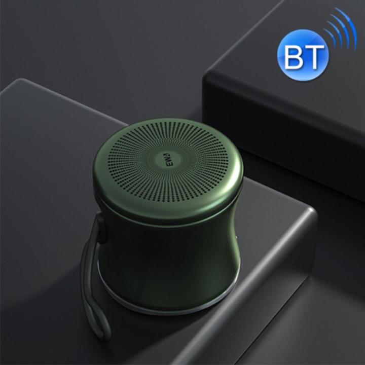 EWA A119 Portable Wireless Bluetooth Speaker TWS IPX7 Waterproof Ultra Mini Bluetooth-Speaker Metal Body Bass Loudspeaker Box For Mobile Phones Laptop PC