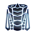 3D UNIVERSAL Fuel Tank Pad Protector Sticker For Motorcycle. Blue. 