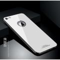 Luxury Glass Back Cover Case for iPhone 6 6s Black Slim Shockproof Smartphone Protection.