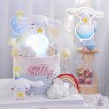 Sanrio Night Lights Kawaii 3D Sanrio Moon Night Light Cinnamoroll Kuromi Melody Figure Cartoon LED Light Toy Kawaii Anime Bedside Lamp Cute Cinnamoroll My Melody Gifts. 