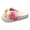 Summer new non-slip children's flip-flops girls fashion beach shoes pinch sandals female flowers slippers women wear.