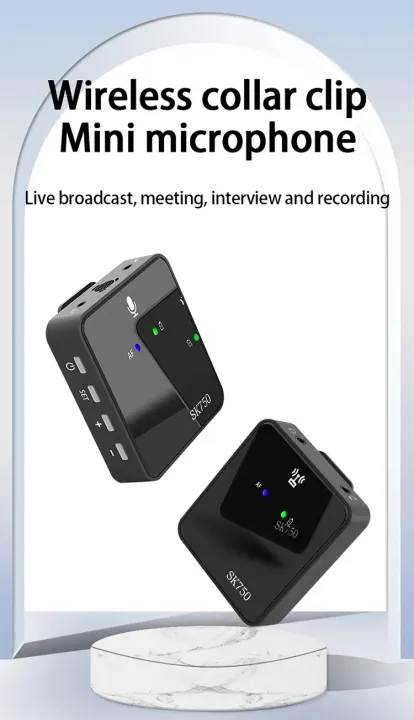SK750%20Wireless%20Lavalier%20Dual%20Microphone%20Transmitter%20Receiver%20for%20Phone%20DSLR%20Camera%20Smartphone%202.4GHz%20Wireless%20Mic%20Record%20-%20Image%204