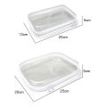 1PC Plastic Zippered Pouch Hard Bins Storage Bins Stackable Waterproof Zippered Hard Pouch Clear Hard Shell Zipper Case. 