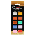 Mont Marte Make n Bake Signature Metallic Polymer Clay – 100 g (3.5 oz), 10 Metallic Colours Set.