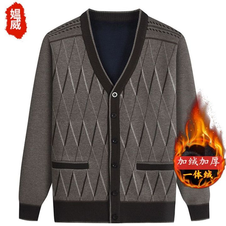 Old%20Men's%20Clothes%20Men's%20Grandpa%20Sweater%20Autumn%20and%20Winter%20Fleece-Lined%20Warm%20Grandpa%20Autumn%20Clothes%20Dad%20Knitted%20Cardigan%20Old%20Coat%20-%20Image%204