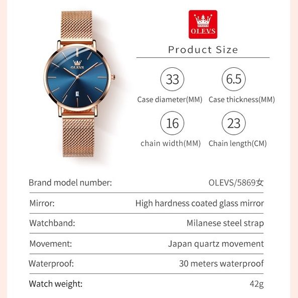 Olevs%20Ladies%20Watches%20Original%20Brand%20Waterproof%20Stainless%20Steel%20Strap%20Fashion%20Casual%20Rose%20Gold%20Quartz%20Analog%20Watch%20For%20Women%20-%20Image%208