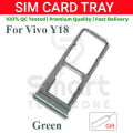 Vivo Y18 Sim Tray Micro SD Card Slot with Sim Ejector Pin Replacement Part. 