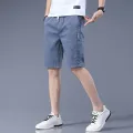 Woodpecker Ice Silk Shorts Men's Summer Thin Trendy Bermuda Shorts Loose Men's Denim Shorts Workwear Fashion. 