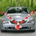 Wedding Car Flower Decoration Artificial Flowers Ornament for Ceremony Accessories.
