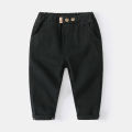 2023 Fashion Korean Trendy Handsome Casual Pants Spring cotton comfortable mid-rise casual pants for small and medium-sized children. 
