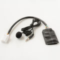 for Toyota RAV4 Bluetooth AUX Adapter Handsfree Disc Box Harness with Microphone Bluetooth Connection Module. 