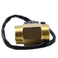 8X B10 Dn25 1Inch Water Hall Effect Turbine Flow Sensor Meter Turbine Flowmeter 2-50L/Min(Brass).