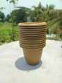 8" Esha Flowers Tob 8 Pis + Gift (Brown Color).